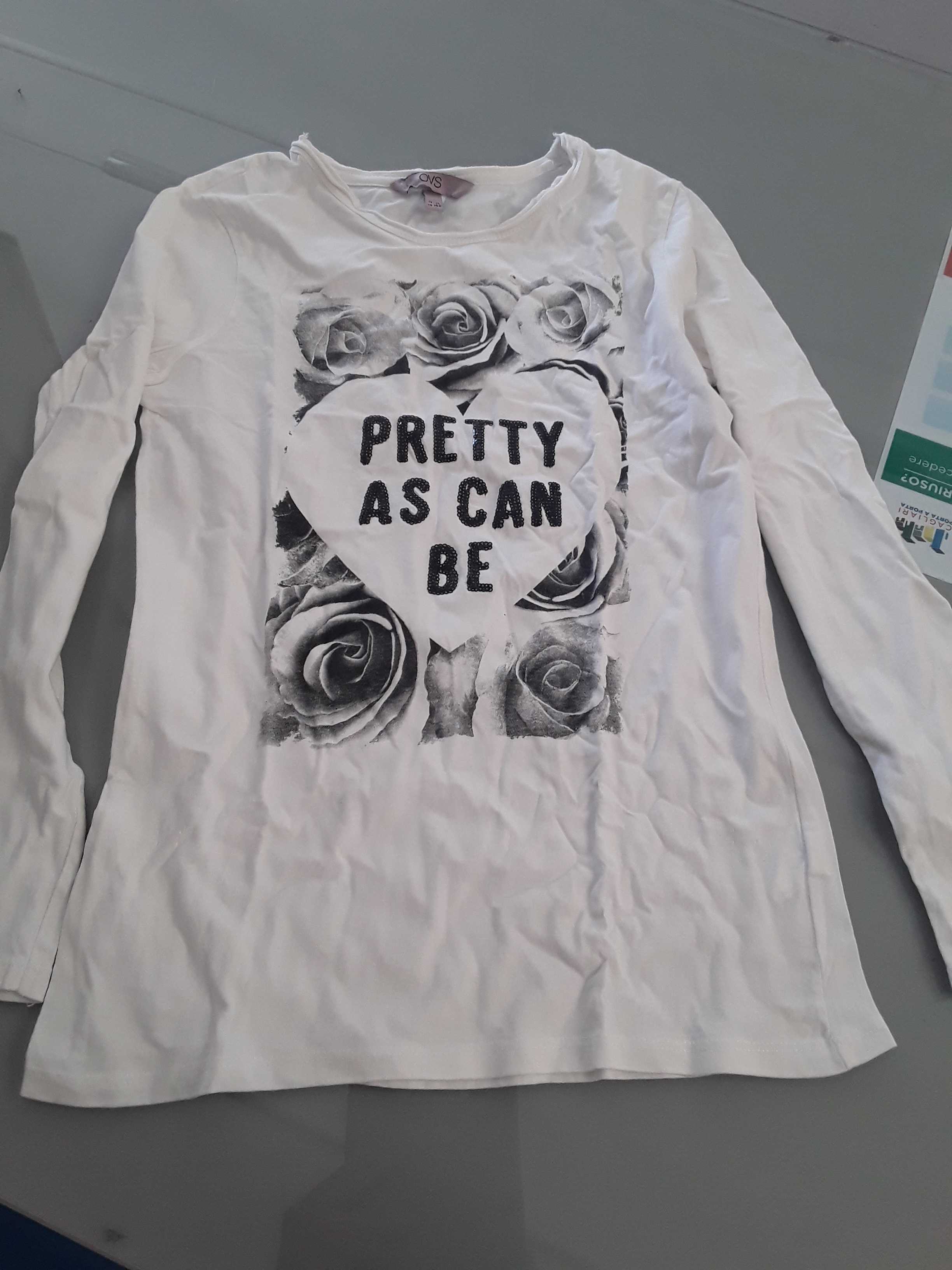 t shirt bambina tg. 12/13 anni