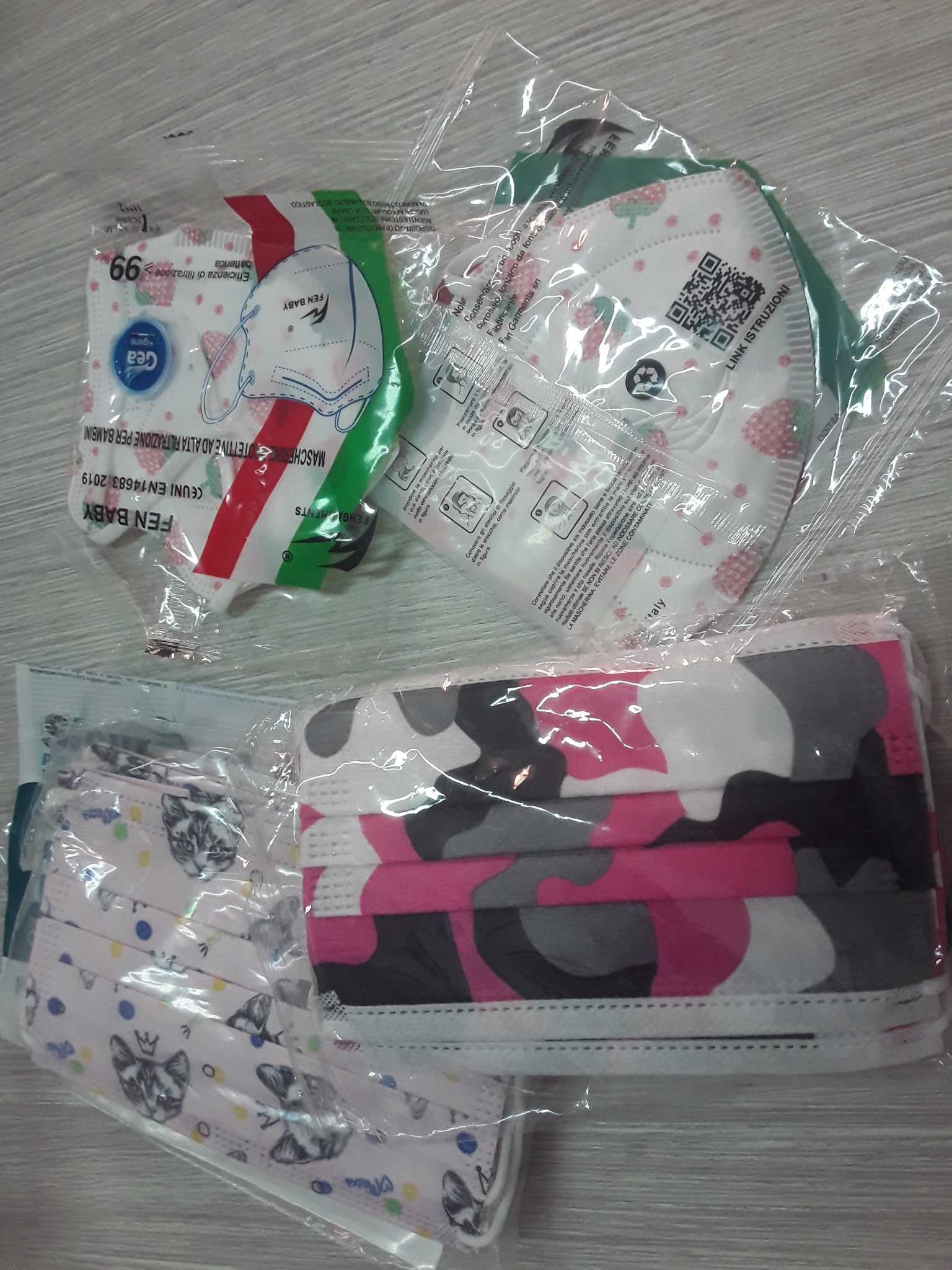 Mascherine per bambini 