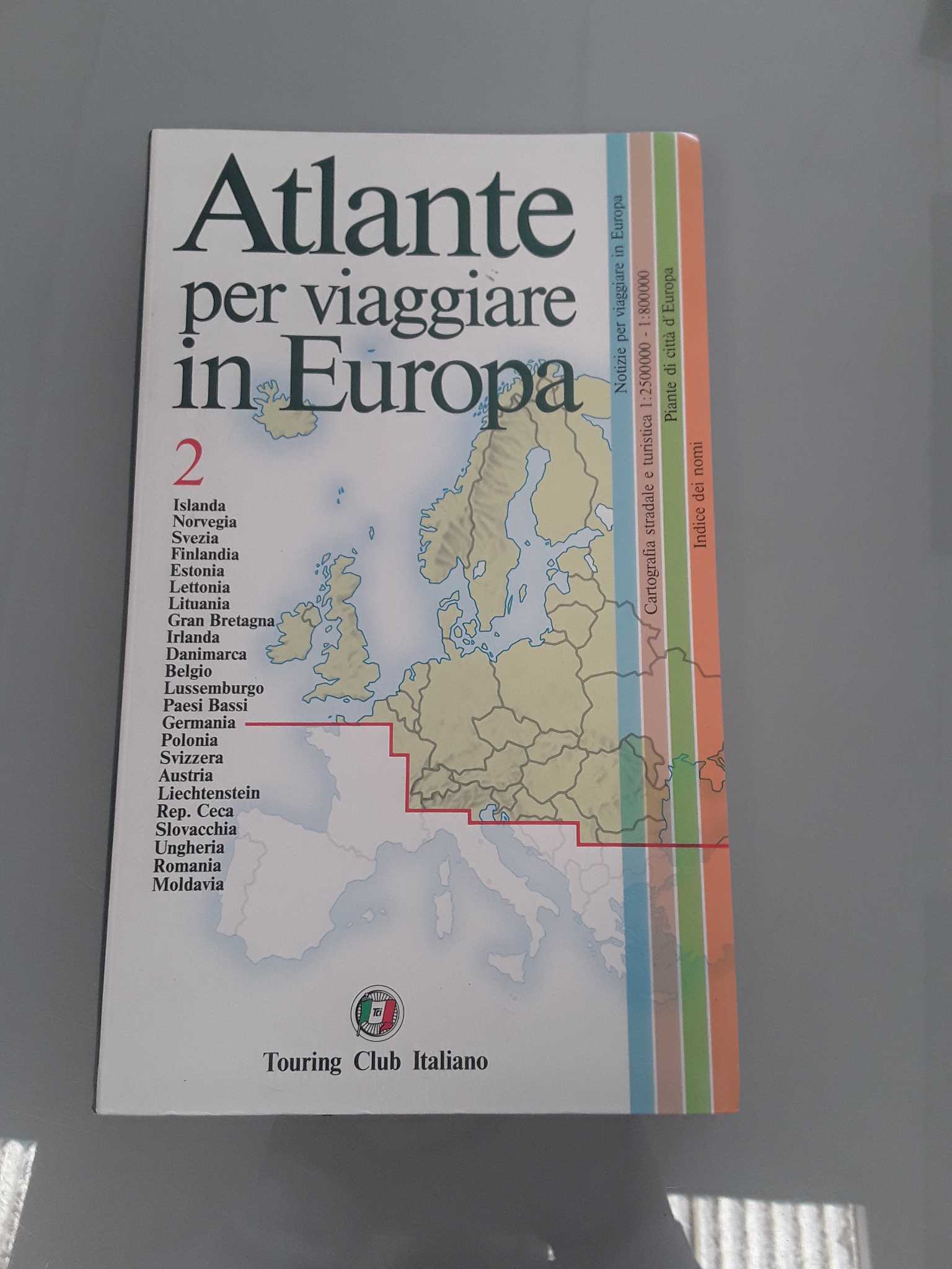 atlante stradale Europa 