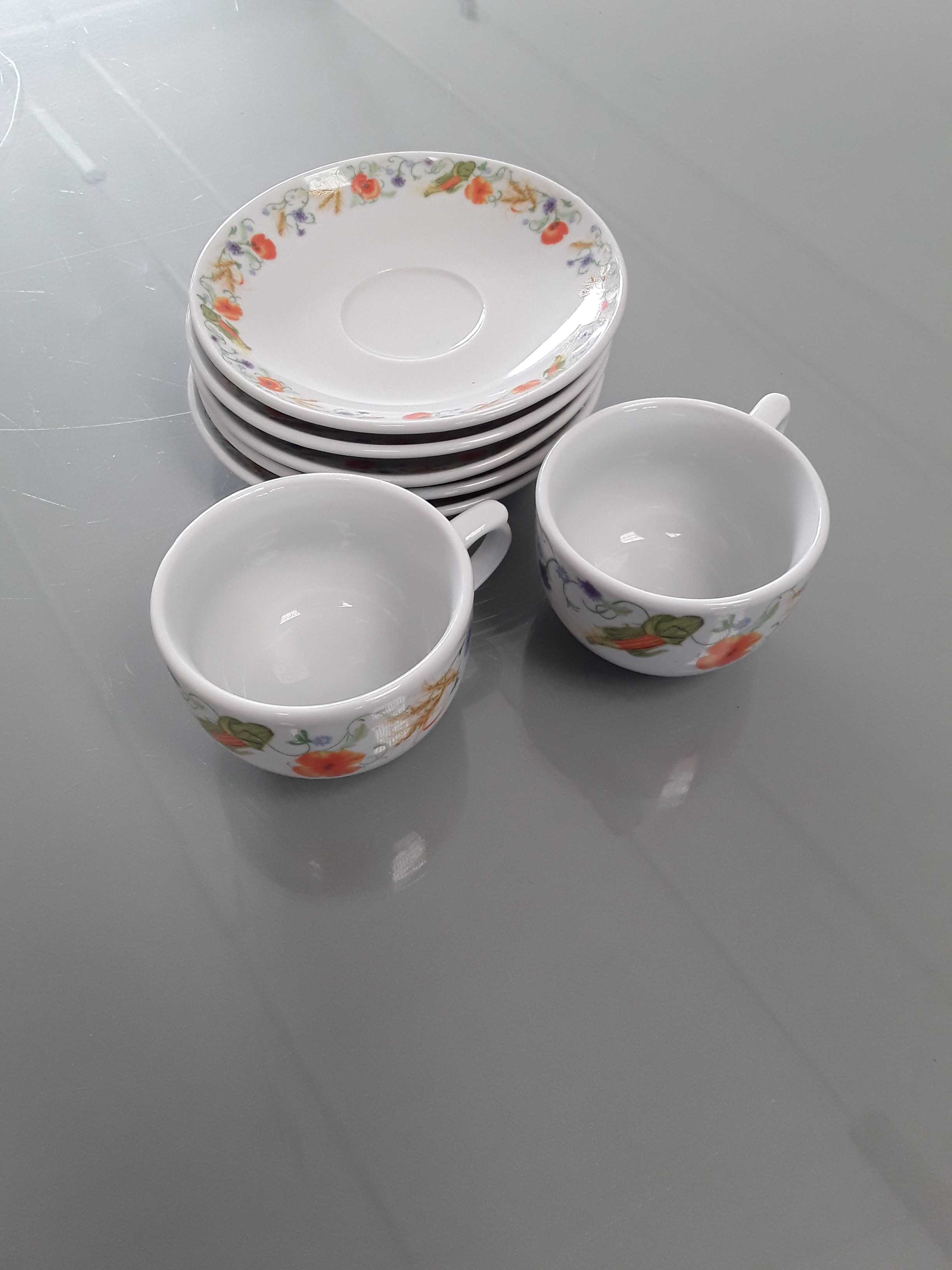 set 2 tazzine +piattini