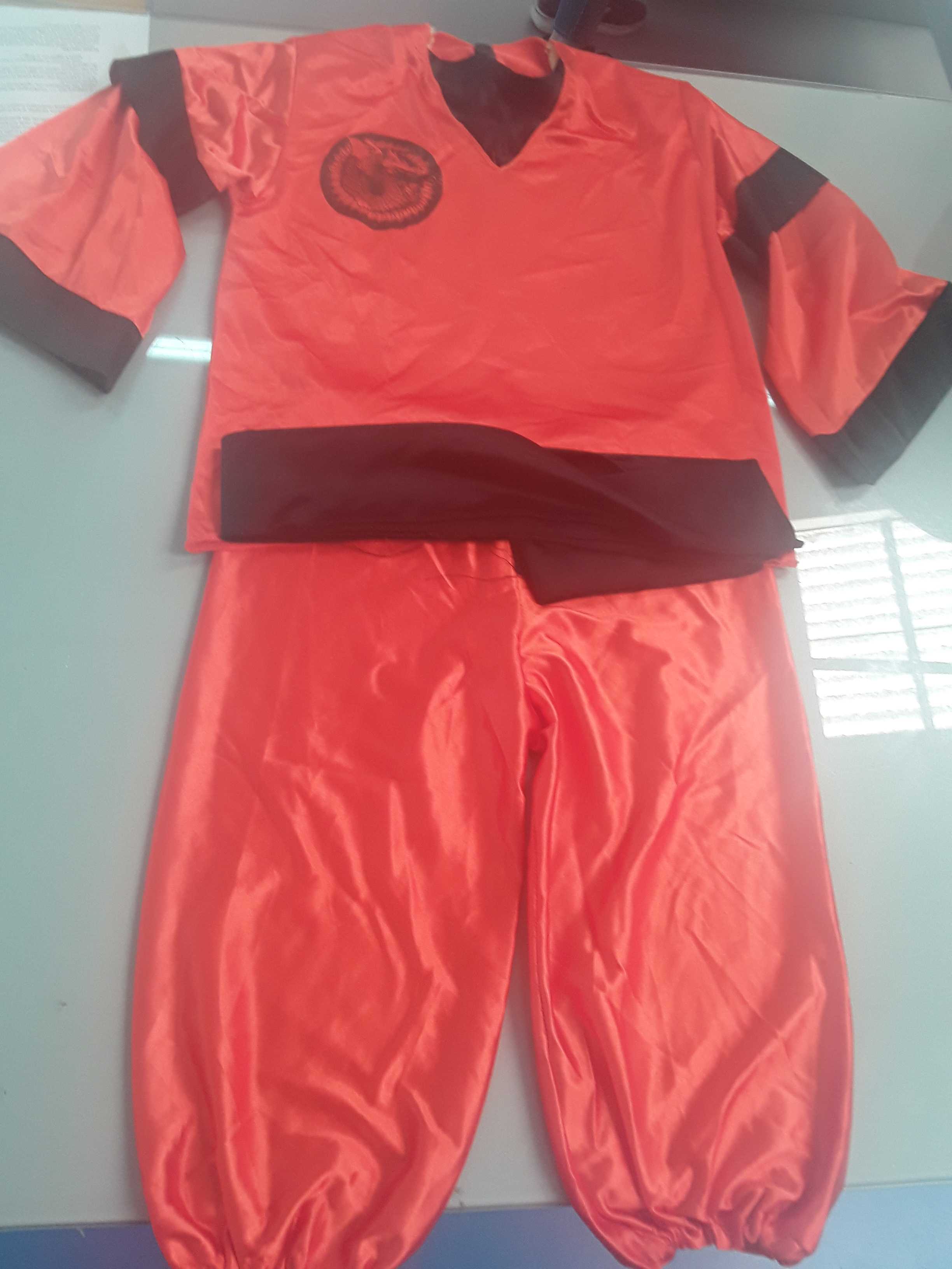 vestito carnevale ninja tg 5 anni 