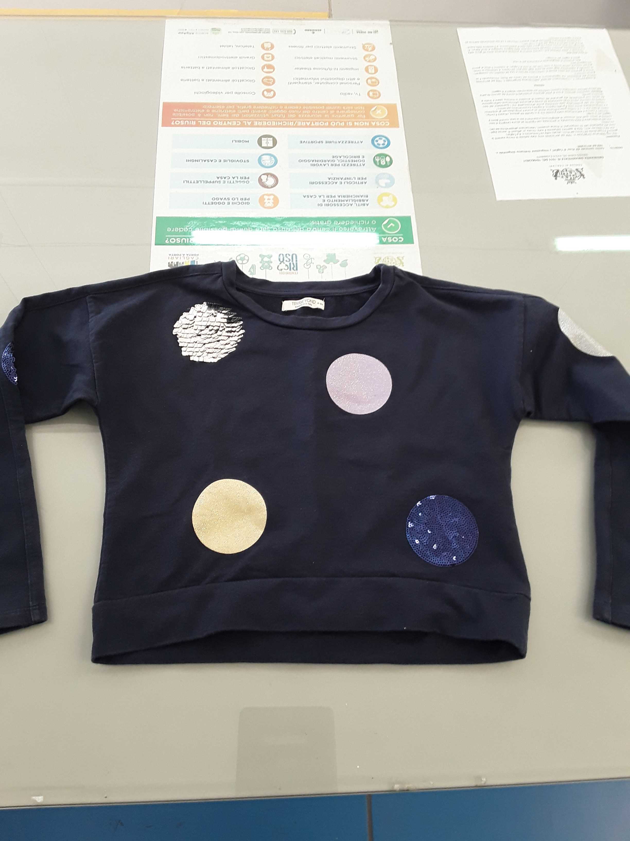 maglia bambina tg. 8/9 anni