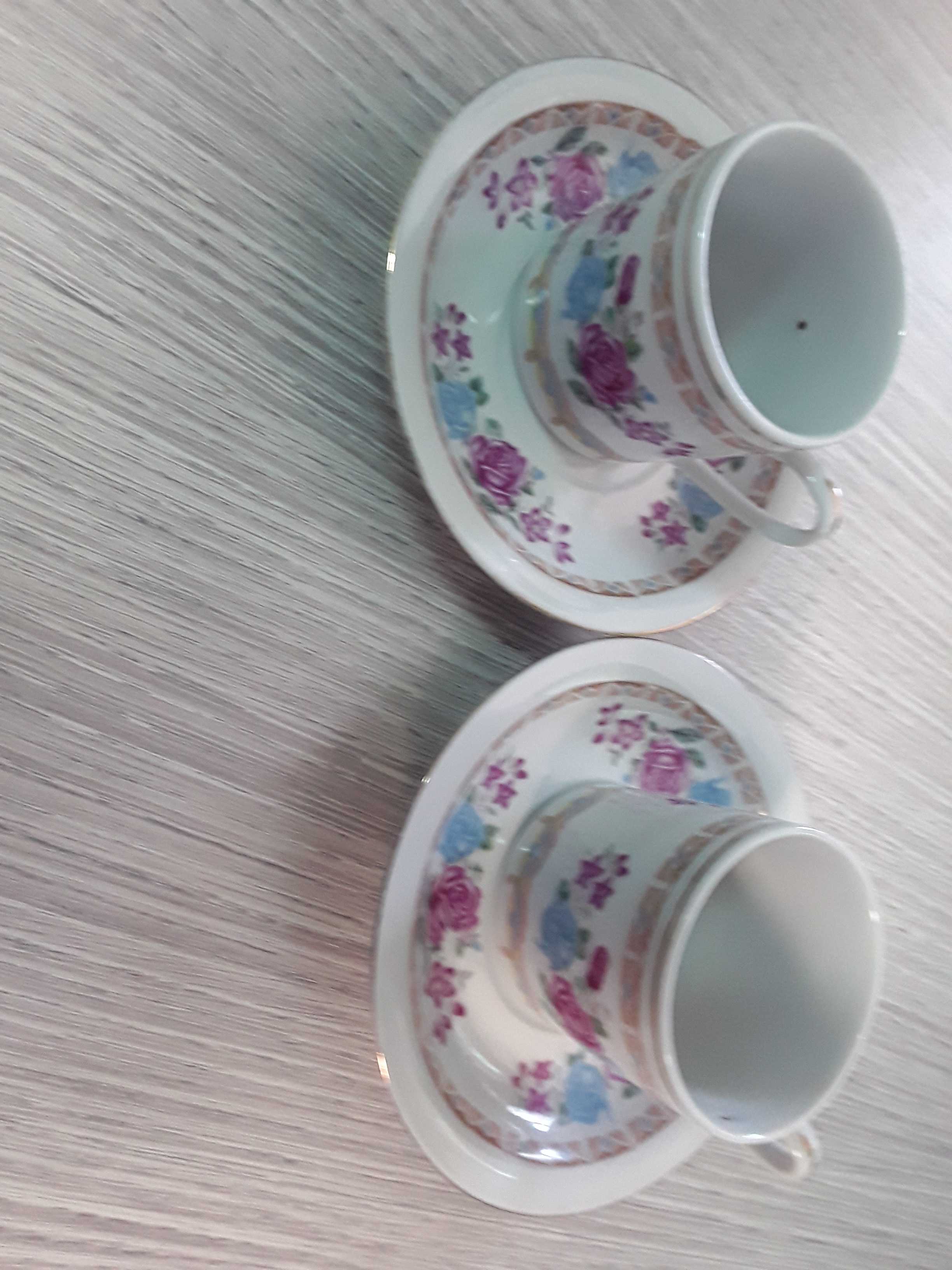 set tazzine caffè con piattini 
