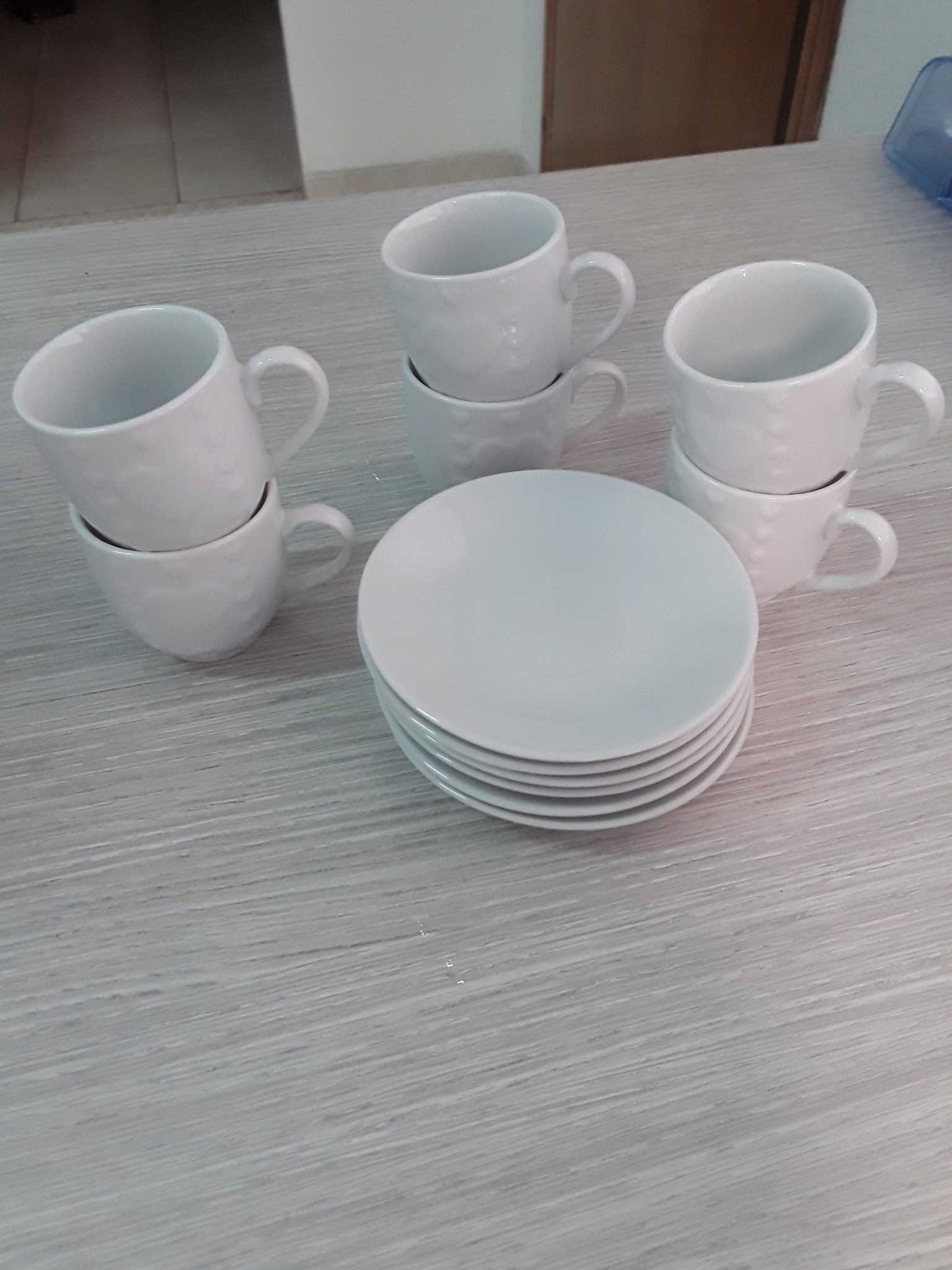 set tazzine caffè con piattini