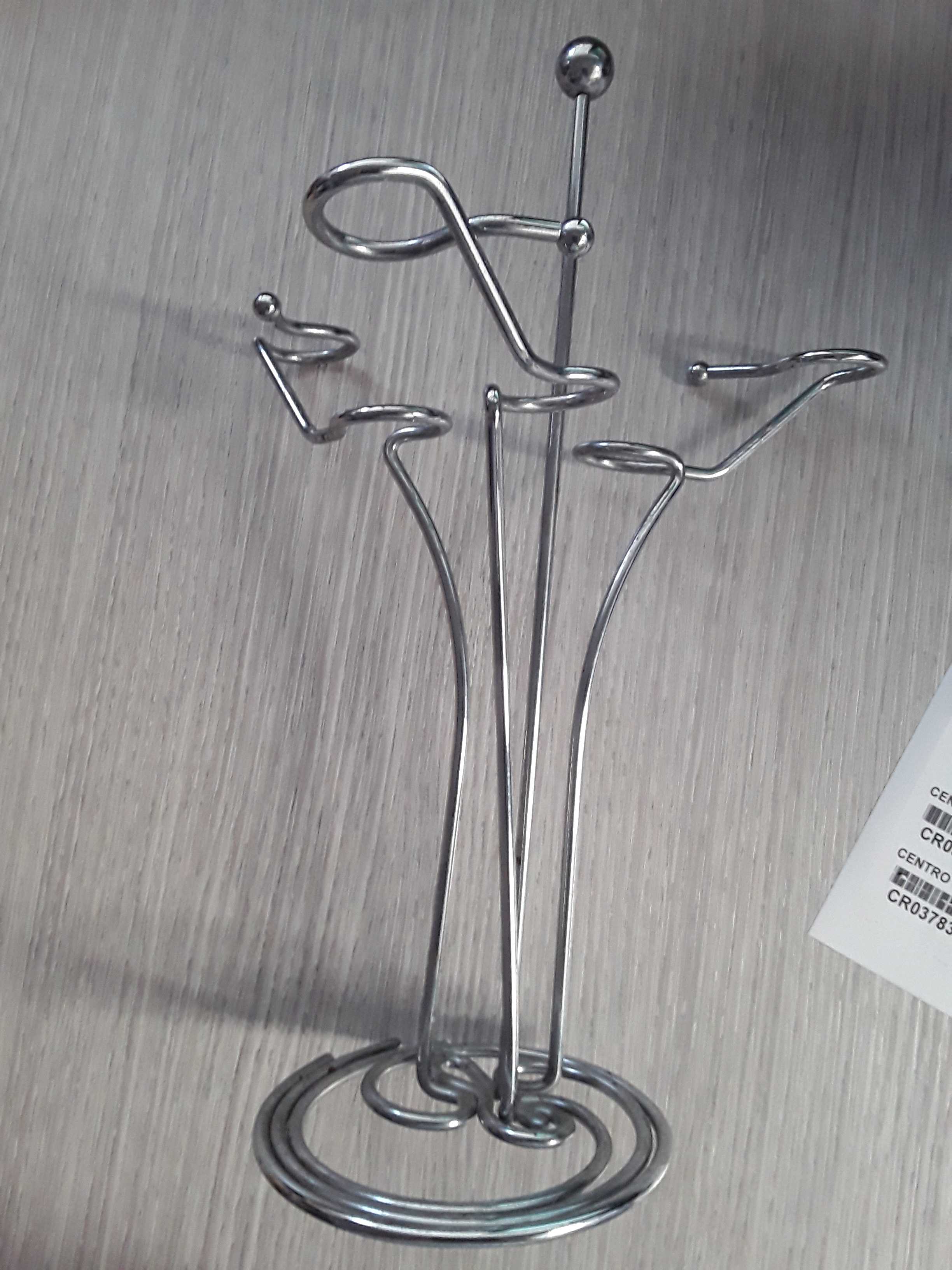 supporto in metallo per esposizione bicchieri/oggetti