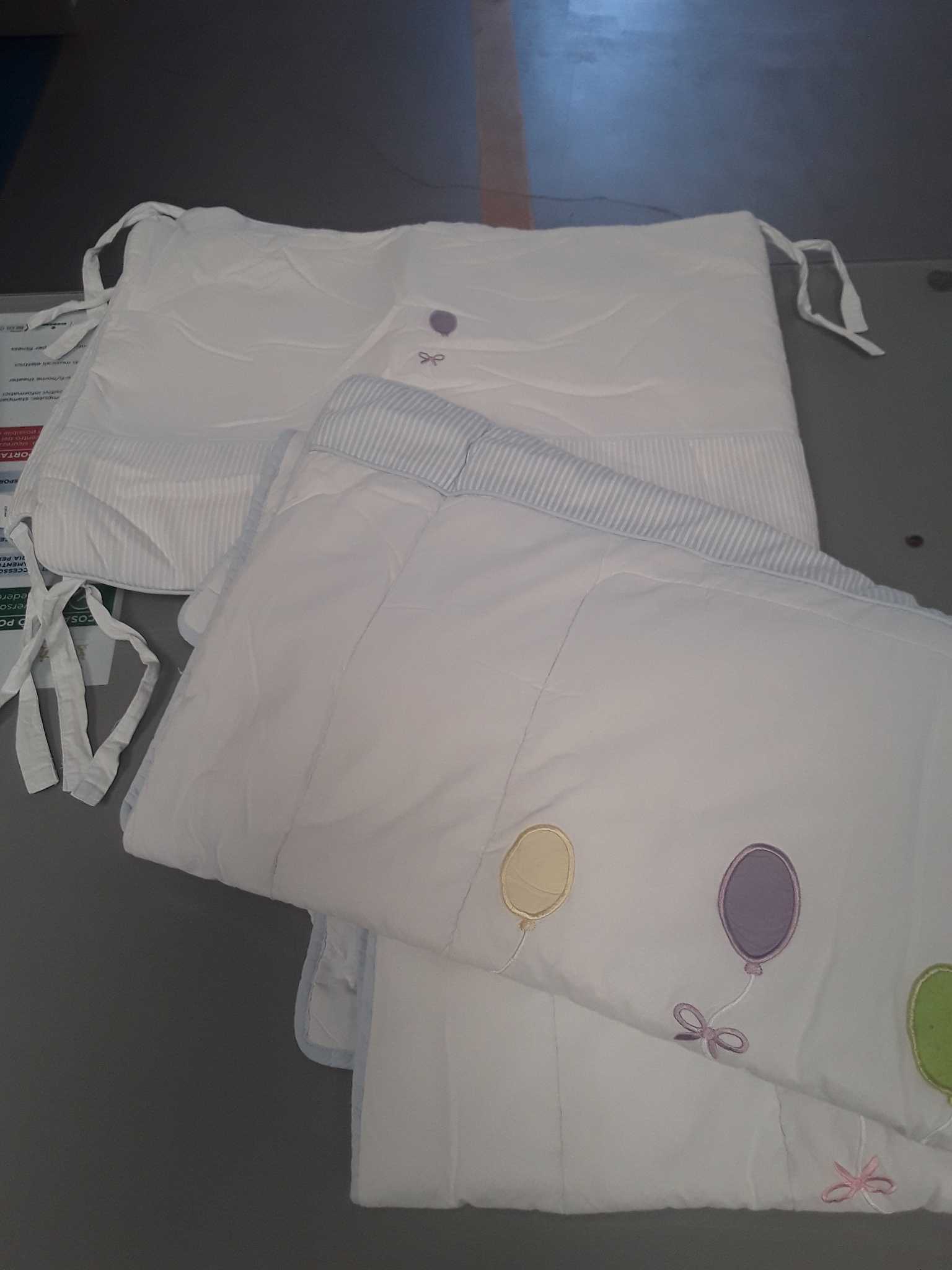 Coperta + laterali per culla 
